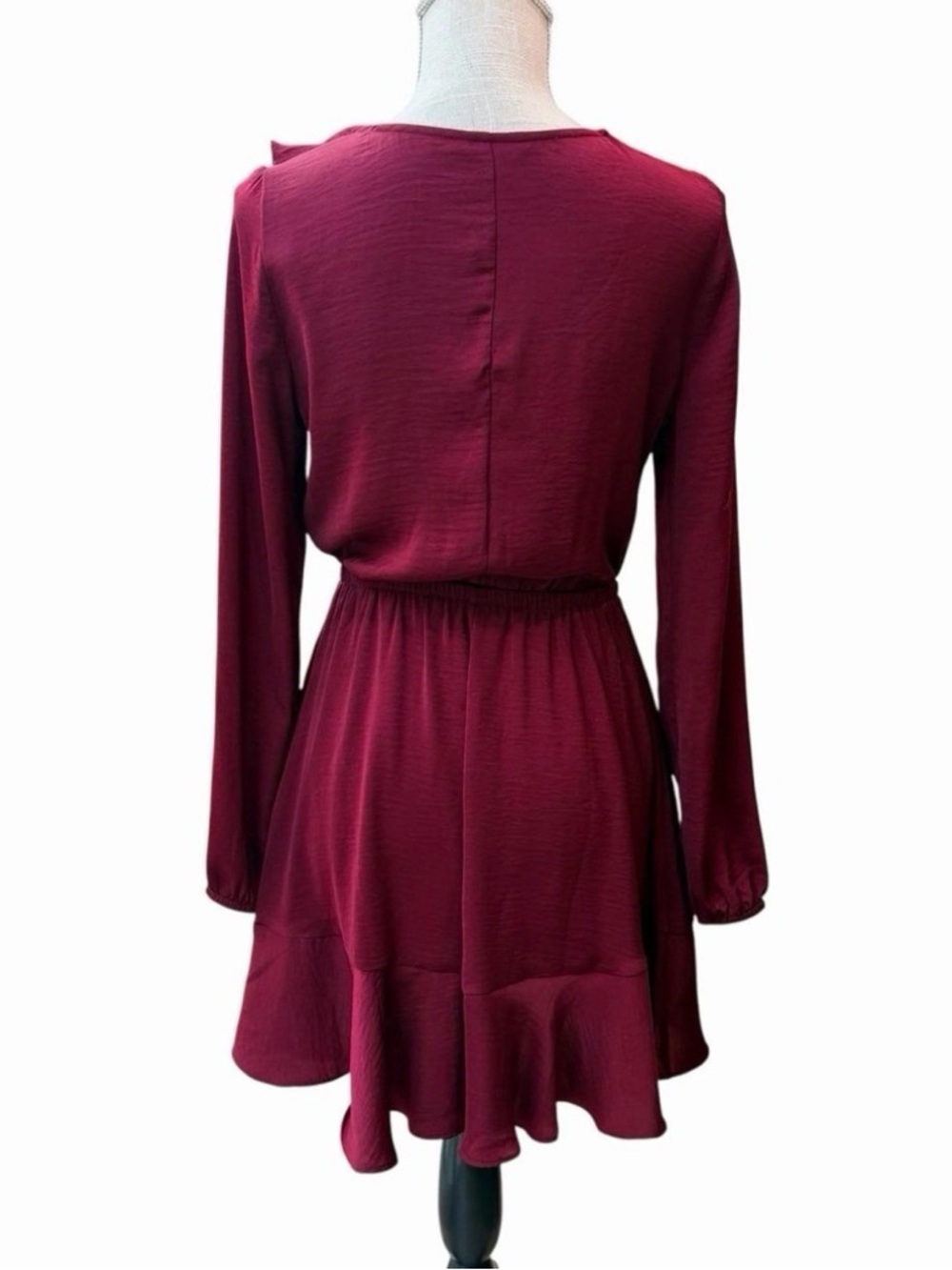 Express Ruffle Long Sleeve Dress - Picture 4 of 4